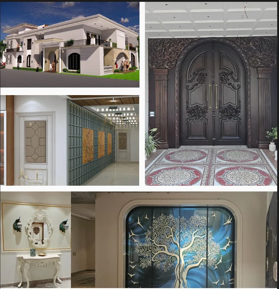 Luxury interior with premium custom furniture